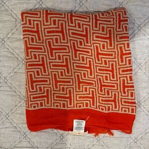 Tory Burch Accessories T Linen Scarf